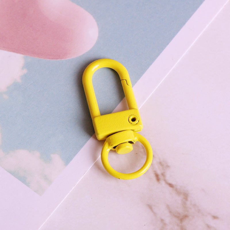 Wholesale DIY Metal Paint Color Keychain Accessories